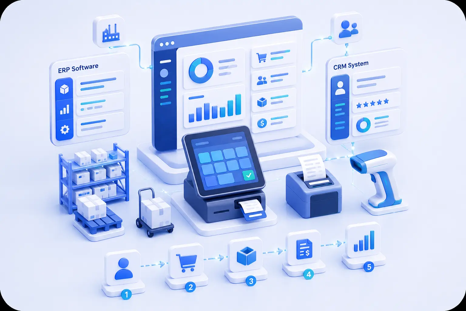 How Sahl Tech implements ERP, POS & CRM business solutions
