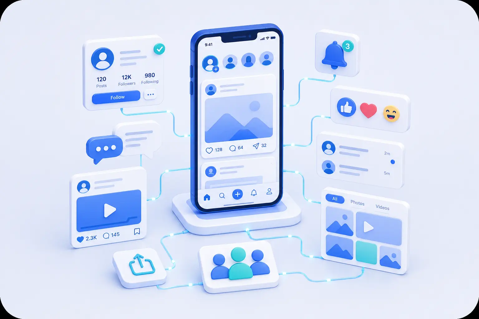 Social Media App Development Solutions to Build Engaging Digital Communities